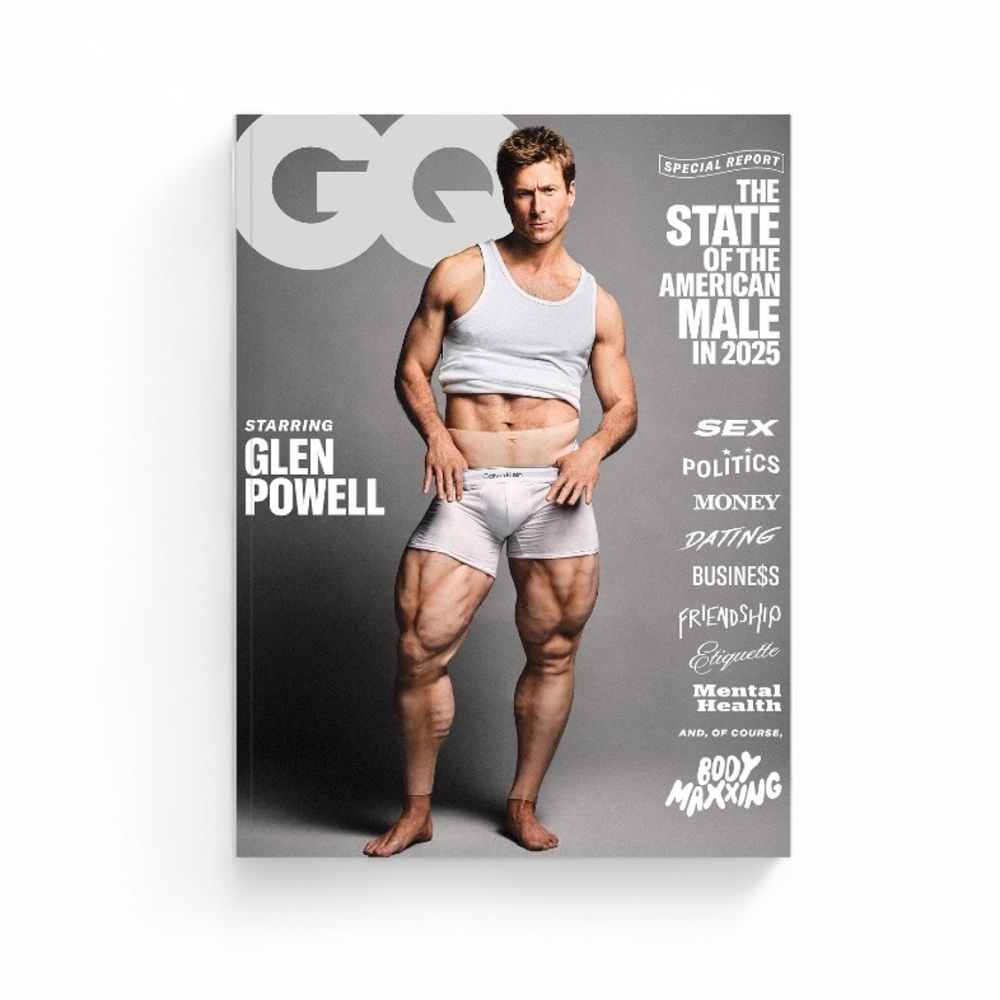 GLEN POWELL - GQ MAGAZINE - OCTOBER 2025 - BRAND NEW